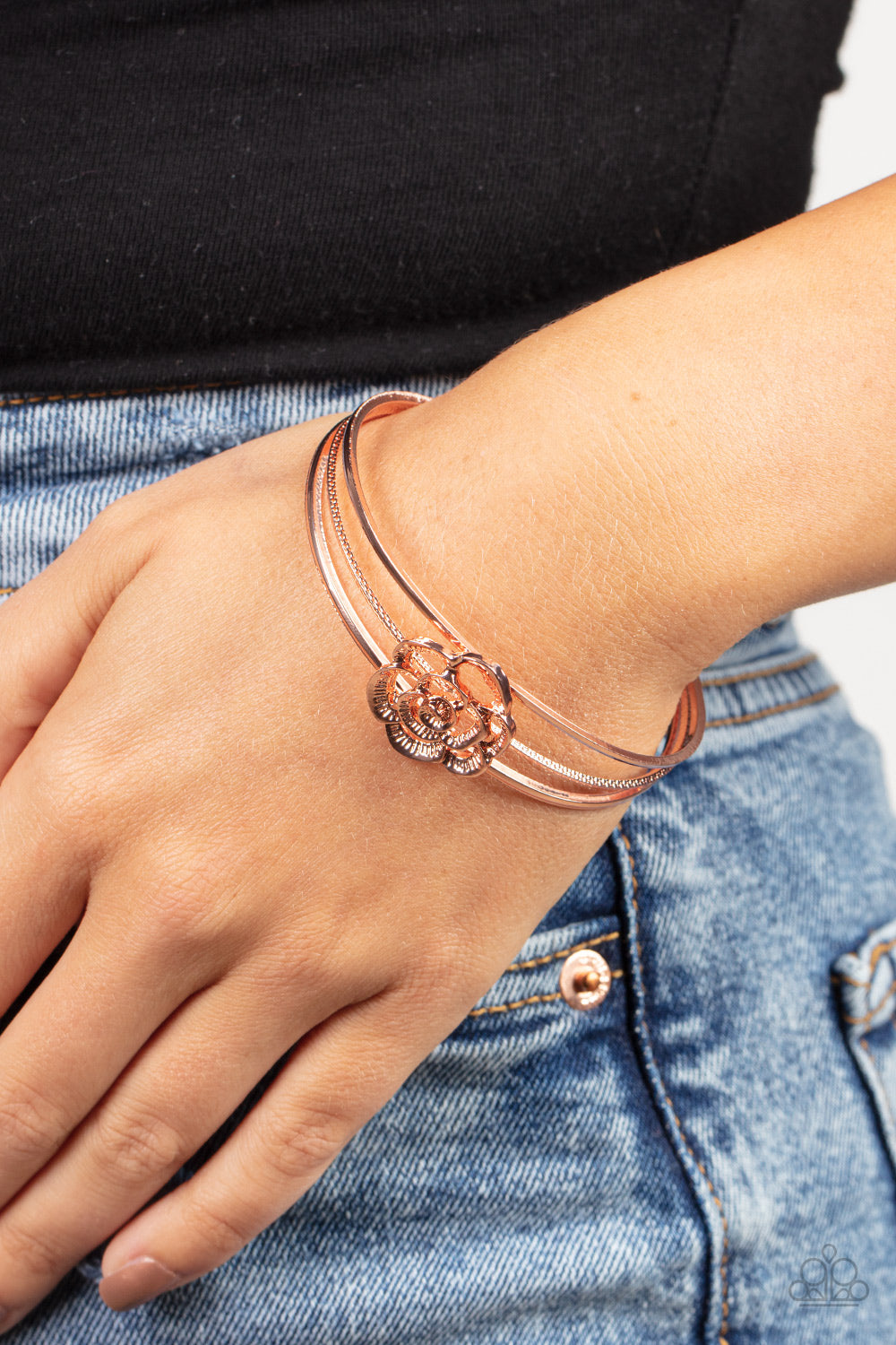 Paparazzi ♥ Rosy Repose - Copper ♥  Bracelet