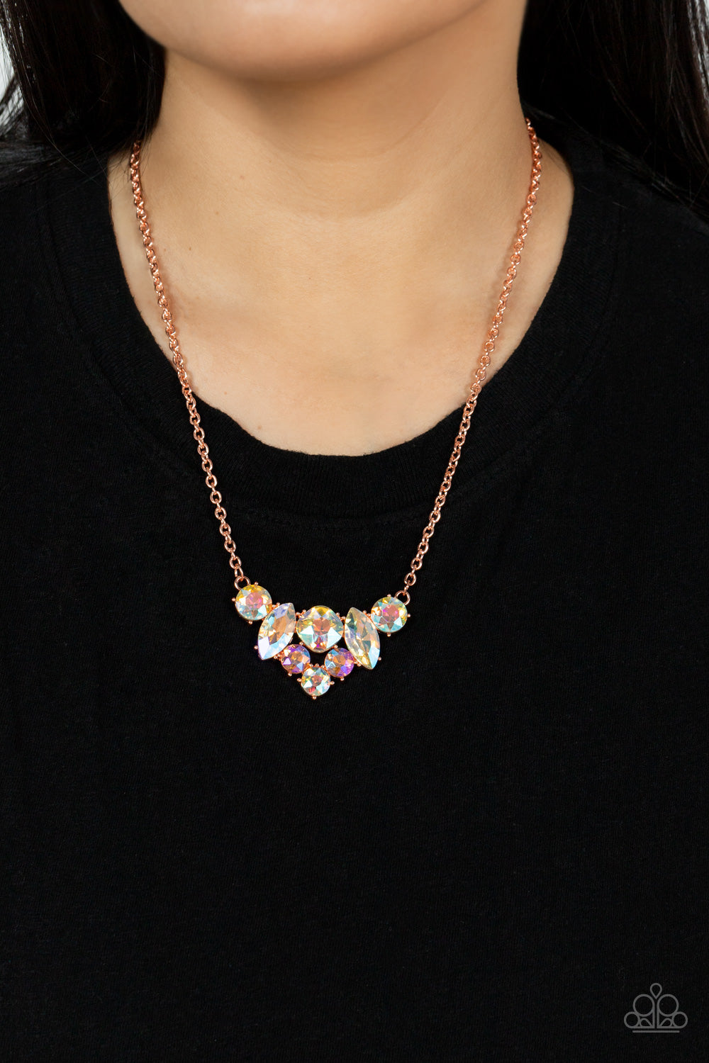 Paparazzi ♥ Lavishly Loaded - Copper ♥  Necklace