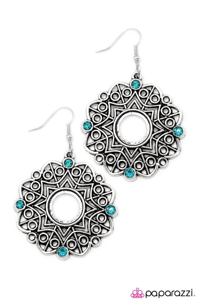 Paparazzi ♥ Love Spell - Blue ♥ Earrings