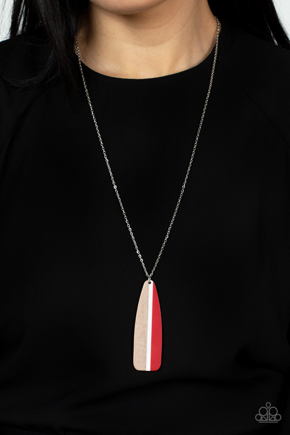 Paparazzi ♥ Grab a Paddle - Red ♥  Necklace