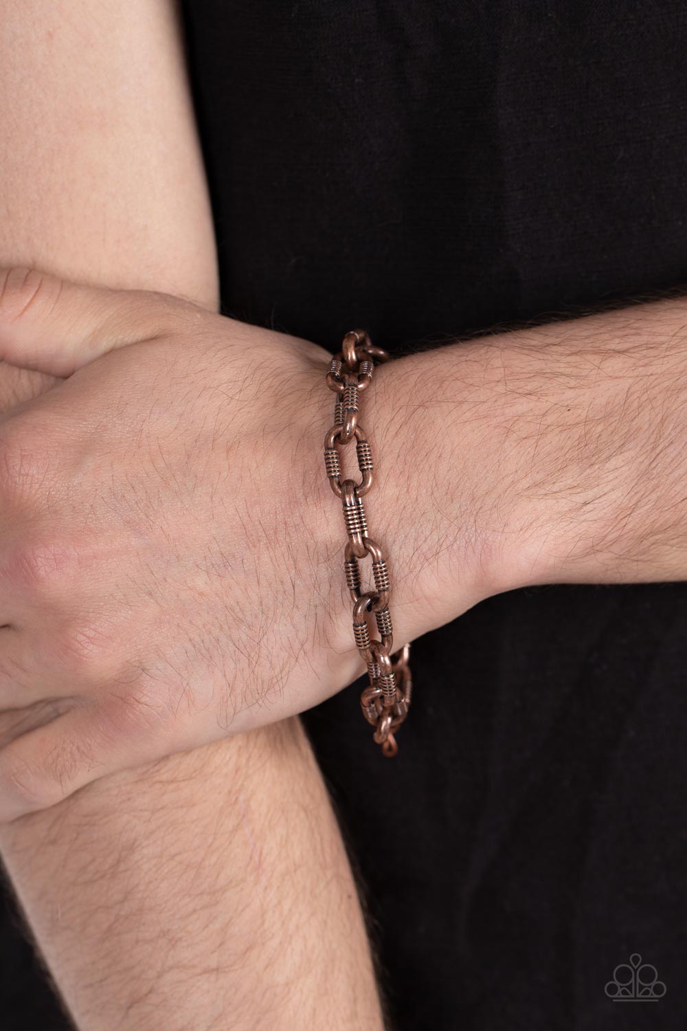 Paparazzi ♥ Industrial Infantry - Copper ♥  Mens Bracelet