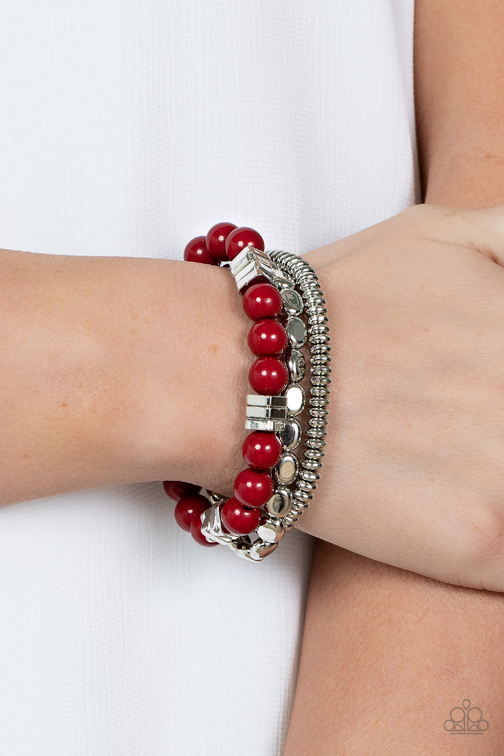 Paparazzi ♥ Tour de Tourist - Red ♥  Bracelet