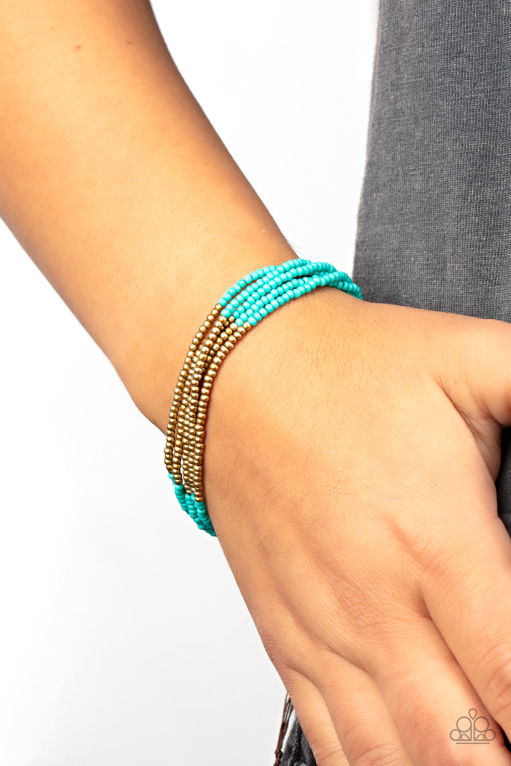 Paparazzi ♥ BEAD Bold - Blue ♥  Bracelet