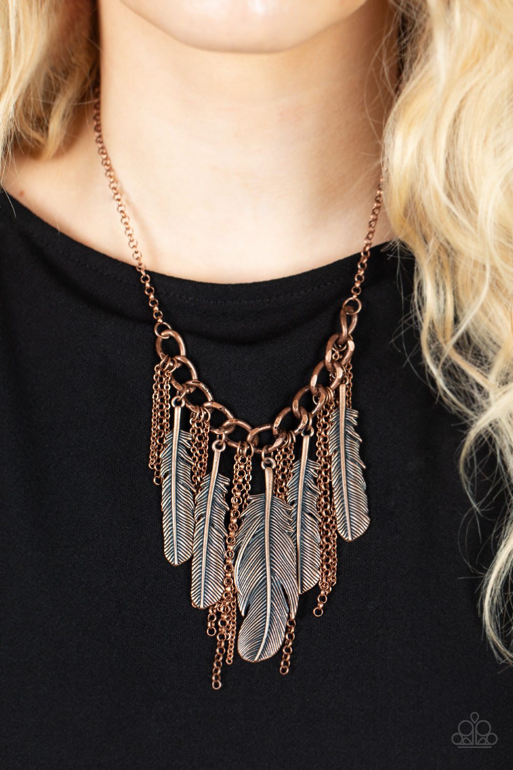 Paparazzi ♥ NEST Friends Forever - Copper ♥  Necklace