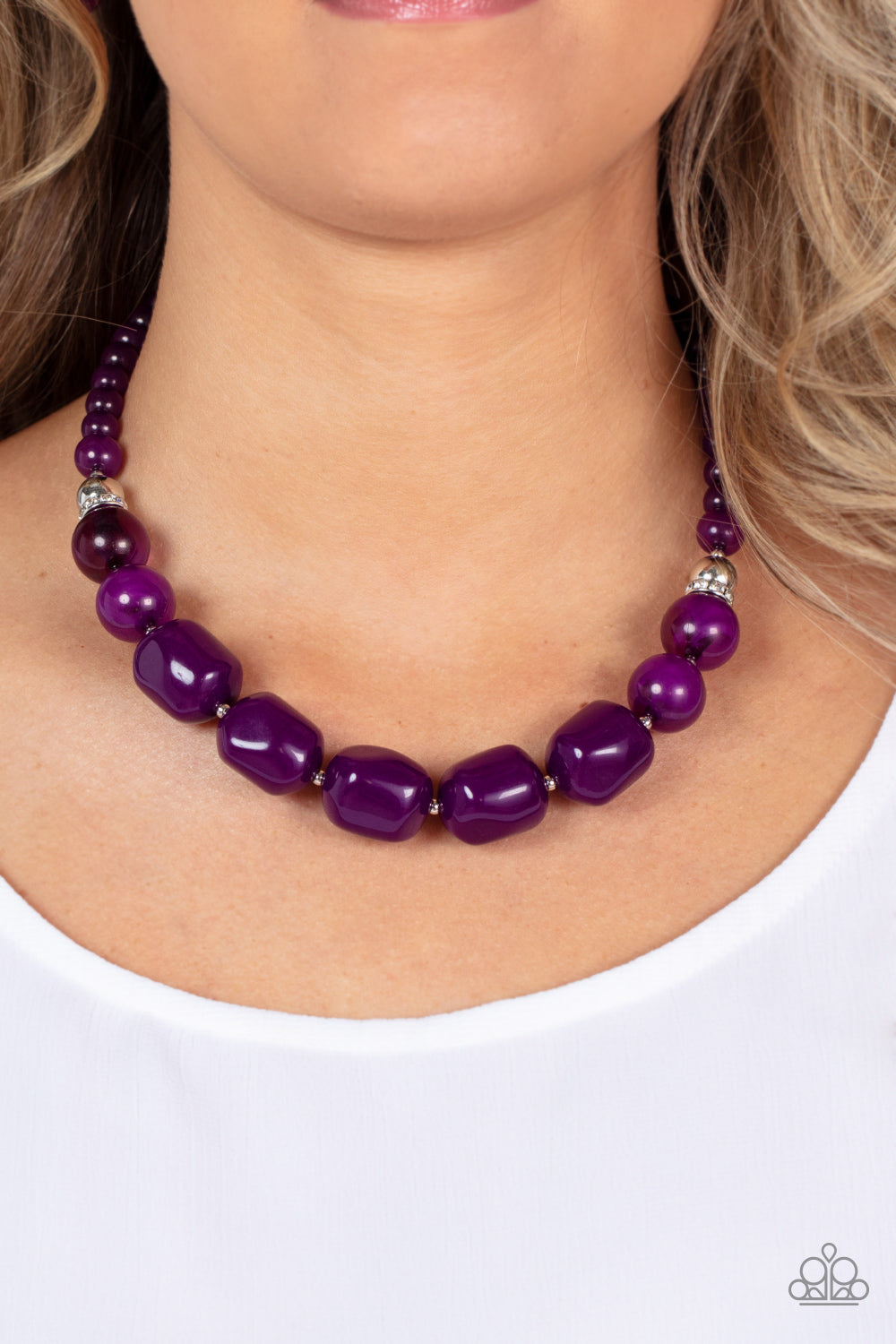 Paparazzi ♥ Ten Out of TENACIOUS - Purple ♥  Necklace