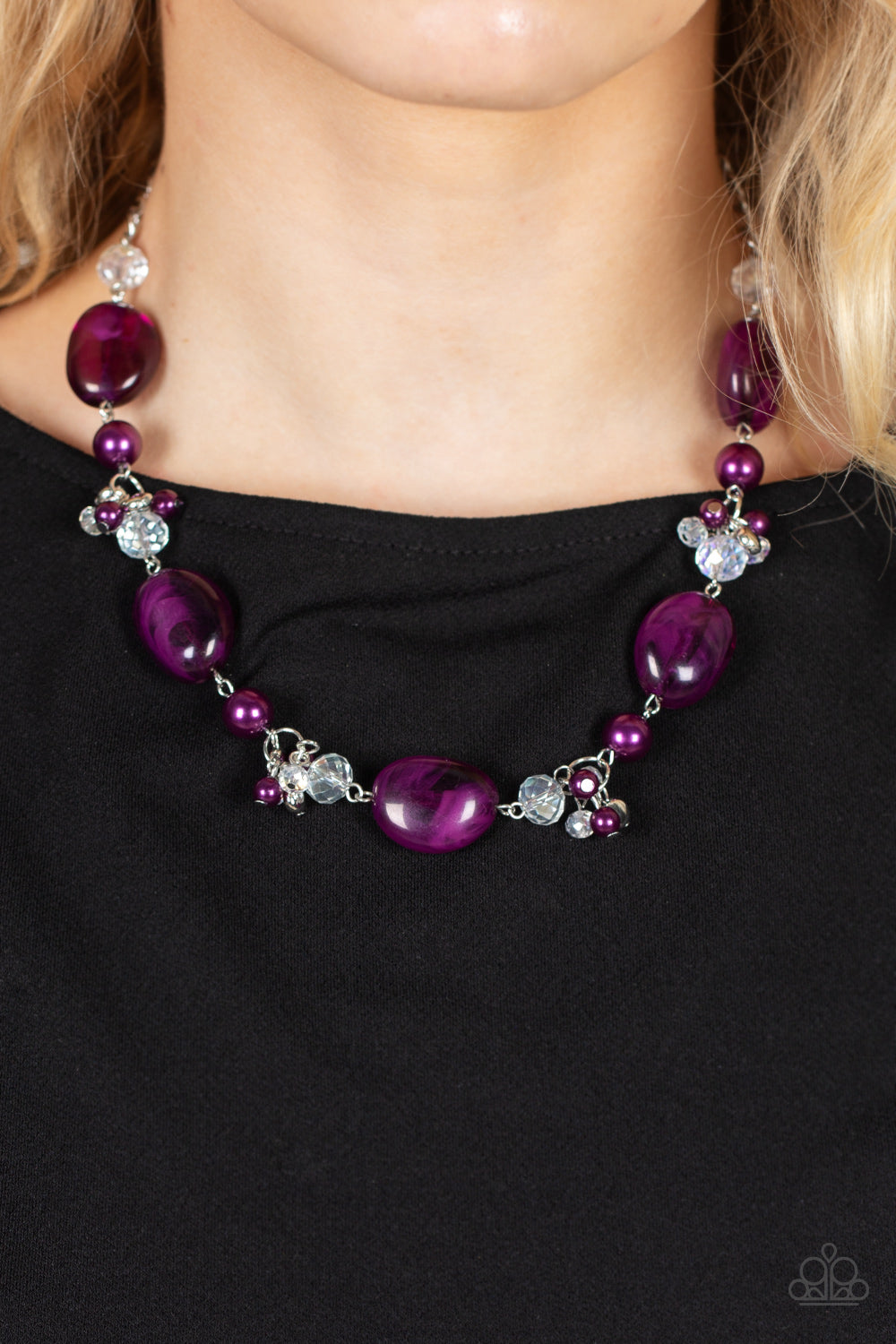 Paparazzi ♥ The Top TENACIOUS - Purple ♥  Necklace