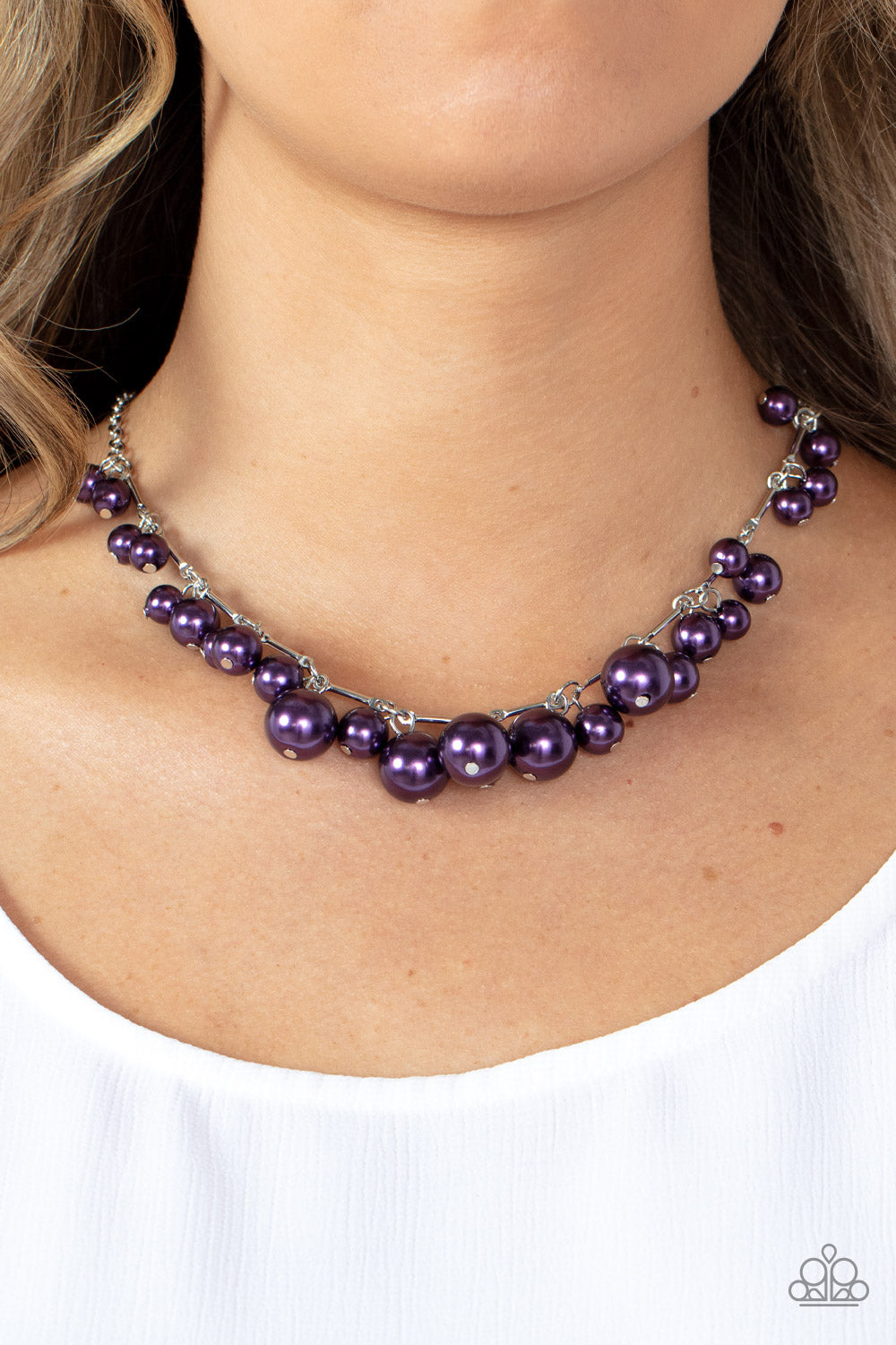 Paparazzi ♥ Tearoom Gossip - Purple ♥  Necklace