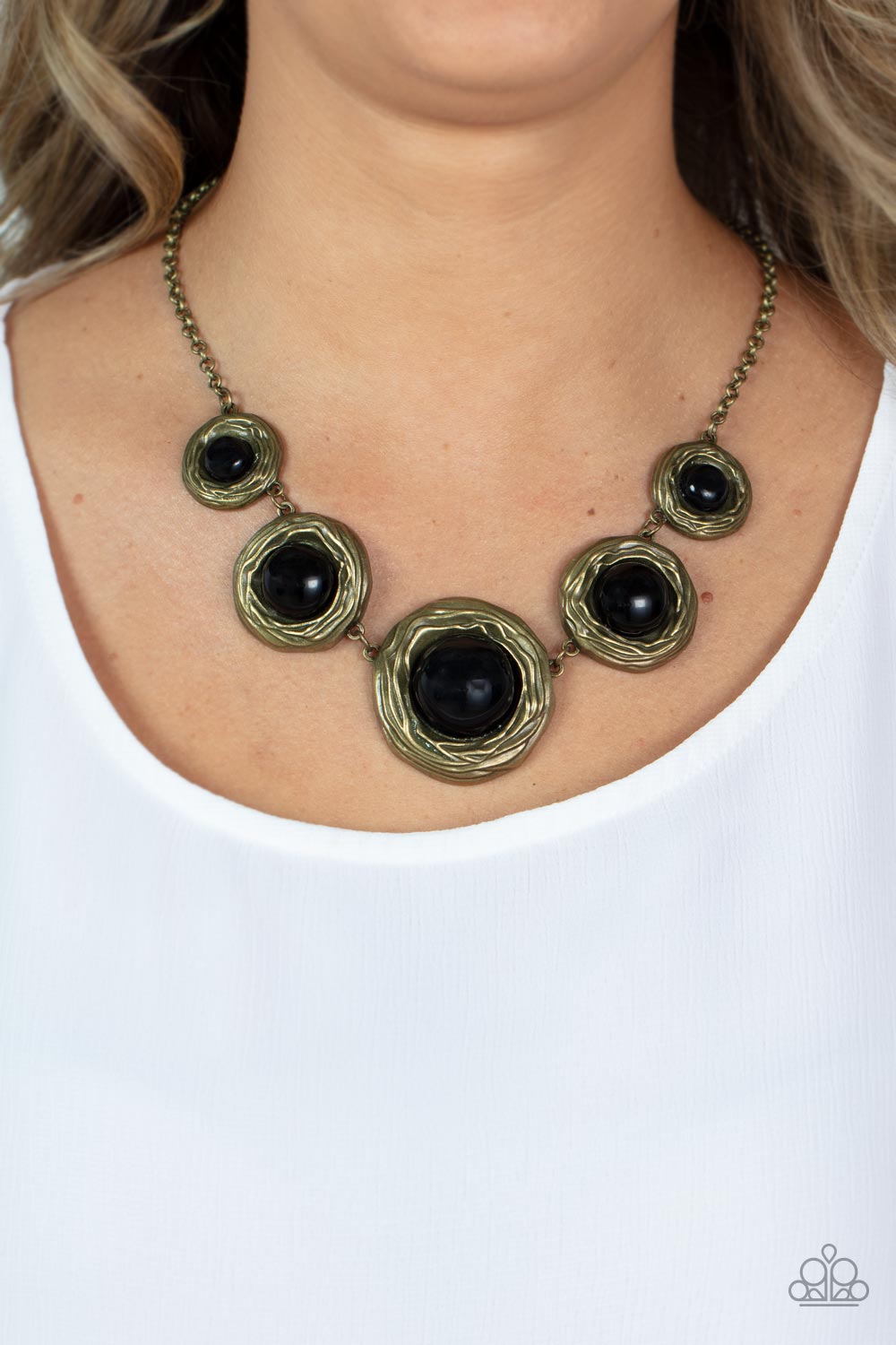 Paparazzi ♥ The Next NEST Thing - Brass ♥  Necklace