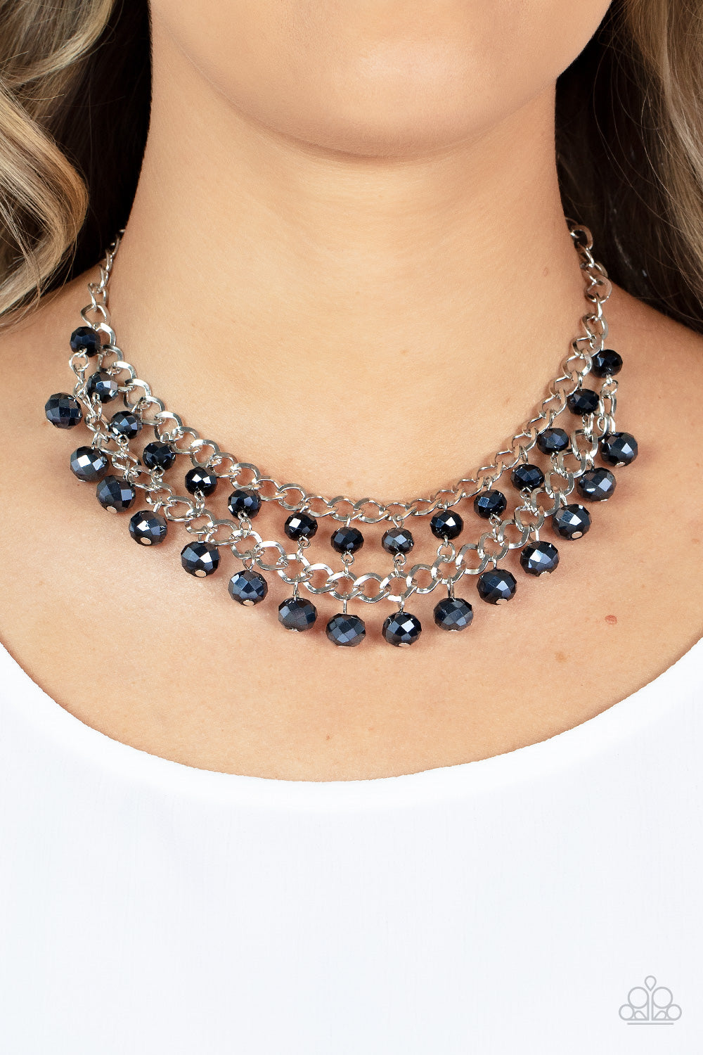 Paparazzi ♥ Urban Palace - Blue ♥  Necklace