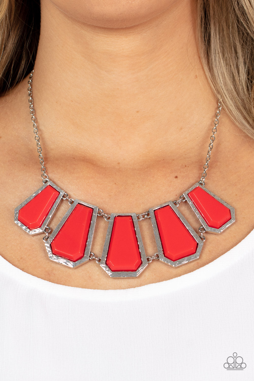 Paparazzi ♥ Stellar Heiress - Red ♥  Necklace