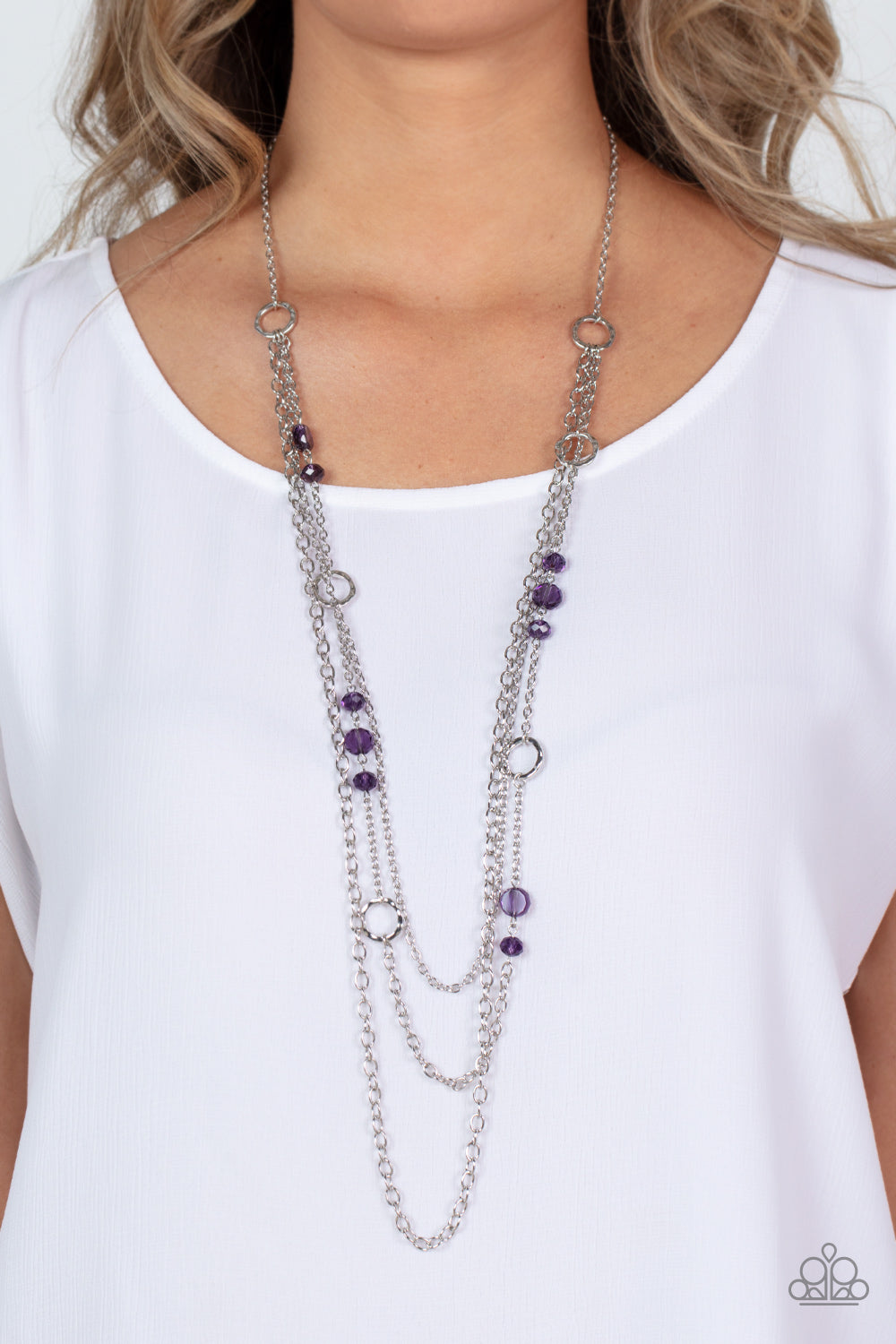 Paparazzi ♥ Starry-Eyed Eloquence - Purple ♥  Necklace