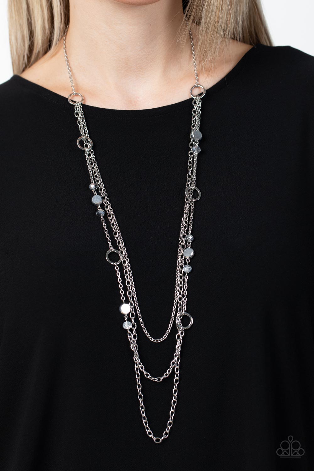 Paparazzi ♥ Starry-Eyed Eloquence - Silver ♥  Necklace