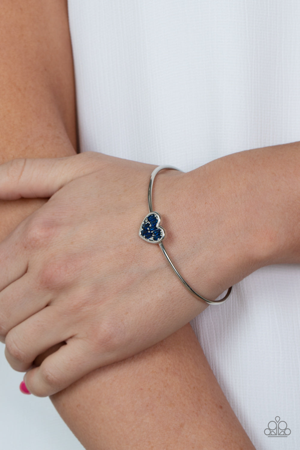 Paparazzi ♥ Heart of Ice - Blue ♥  Bracelet