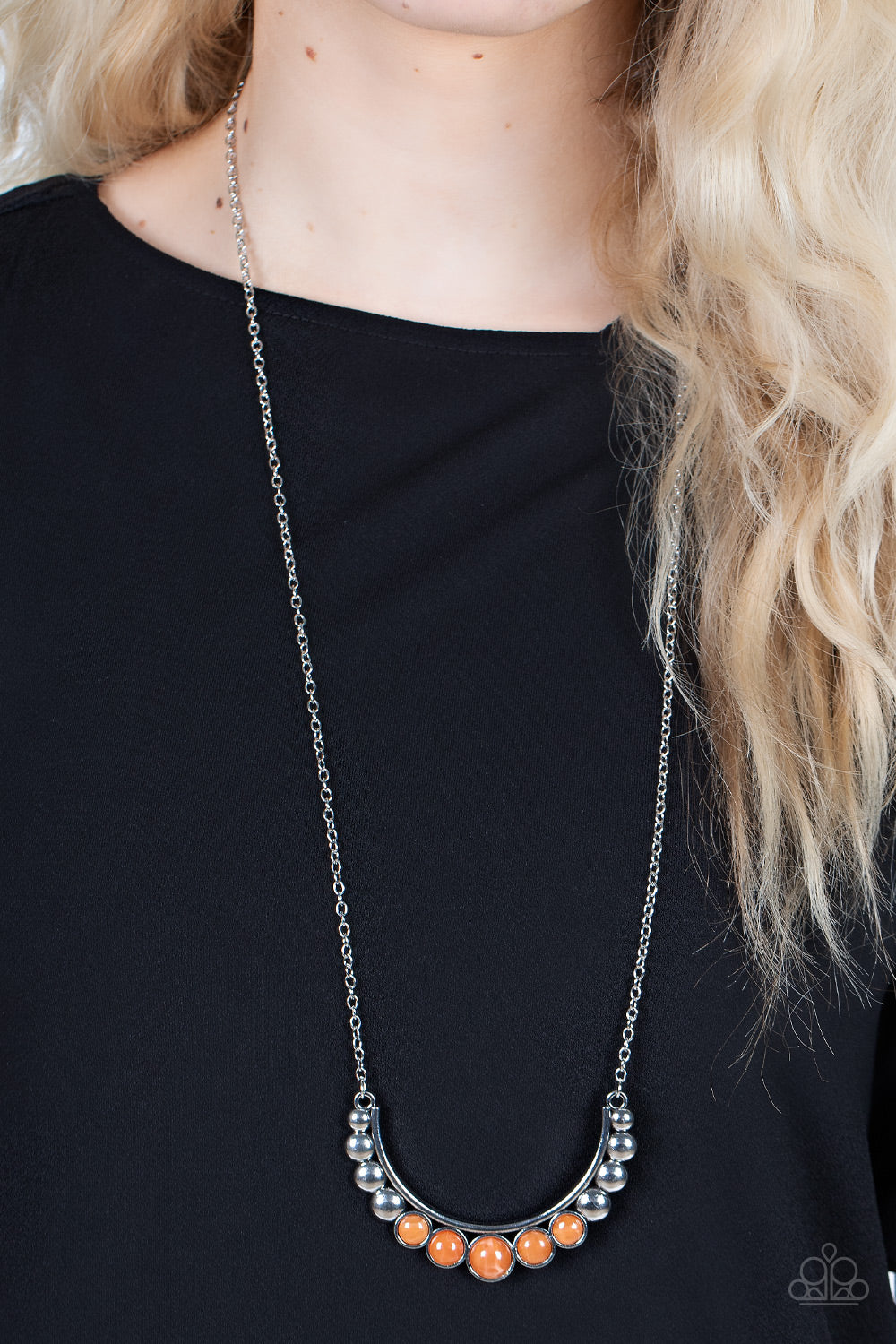 Paparazzi ♥ Horseshoe Bend - Orange ♥  Necklace