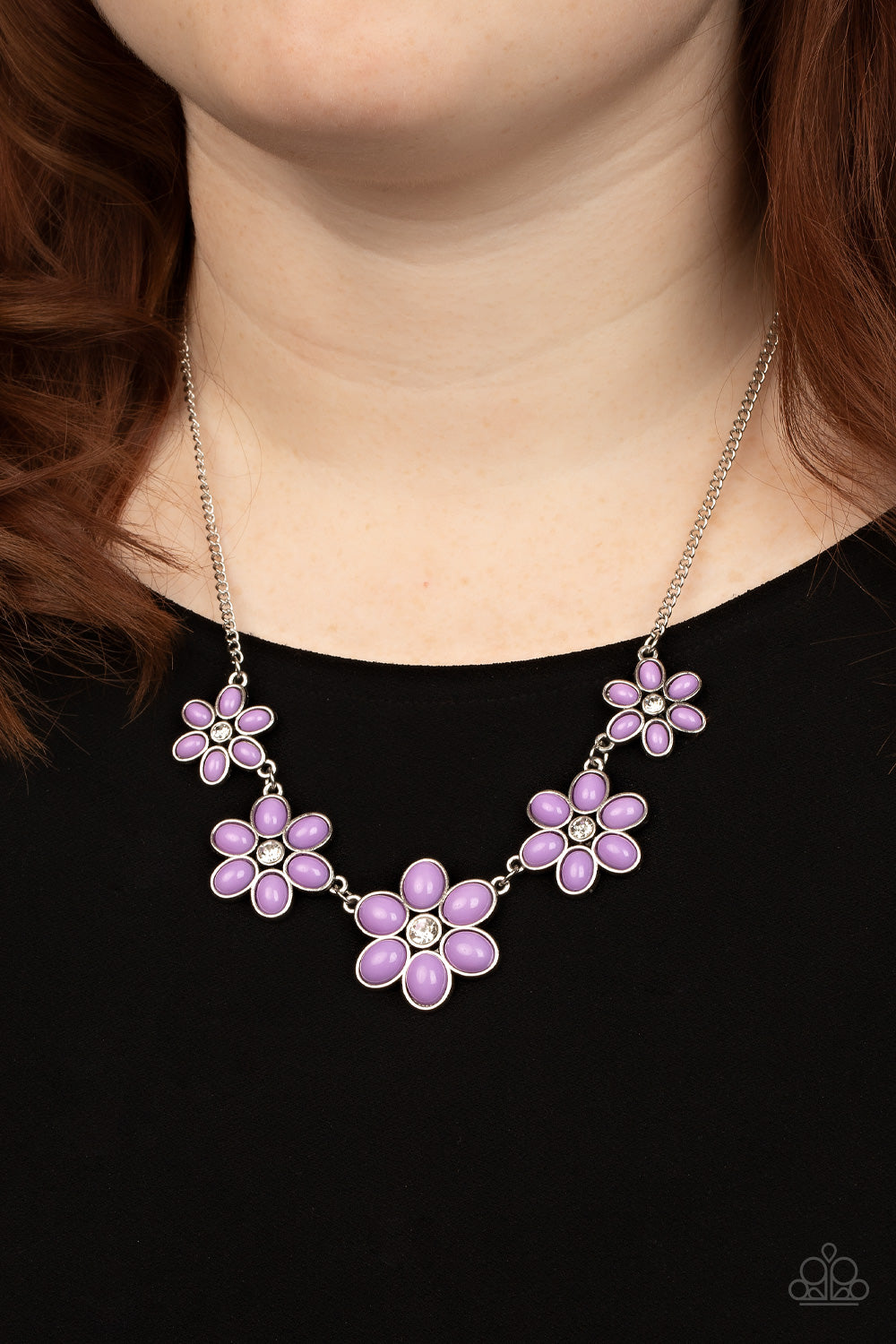 Paparazzi ♥ Prairie Party - Purple ♥  Necklace