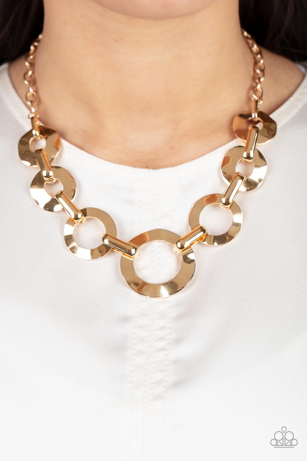 Paparazzi ♥ Mechanical Masterpiece - Gold ♥  Necklace