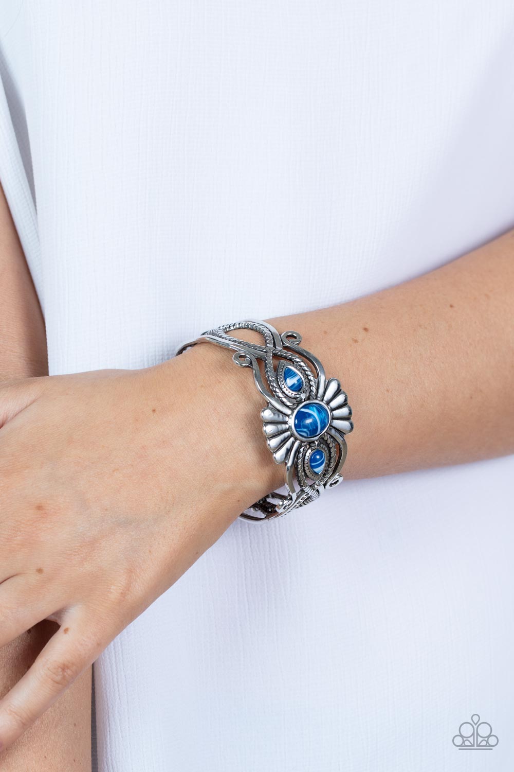 Paparazzi ♥ Rural Rumination - Blue ♥  Bracelet