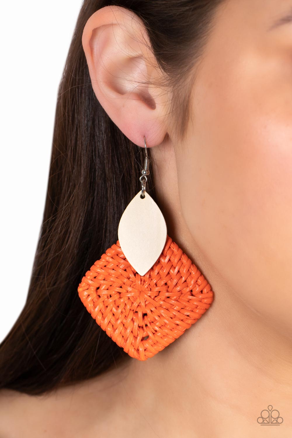 Paparazzi ♥ Sabbatical WEAVE - Orange ♥  Earrings