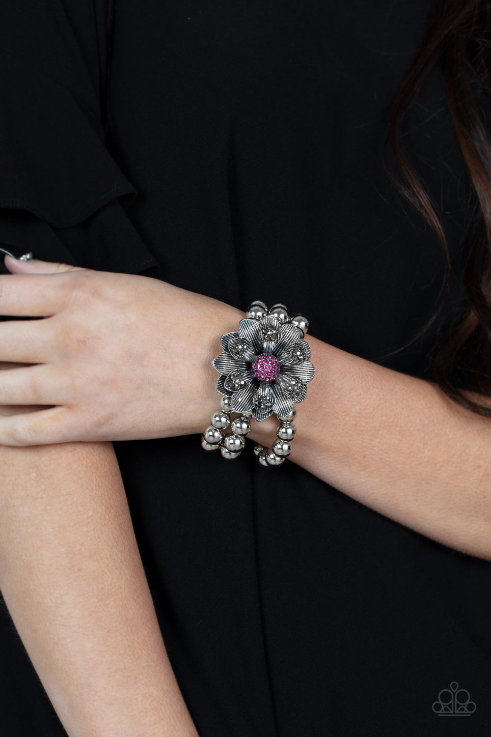 Paparazzi ♥ Botanical Bravado - Pink ♥  Bracelet