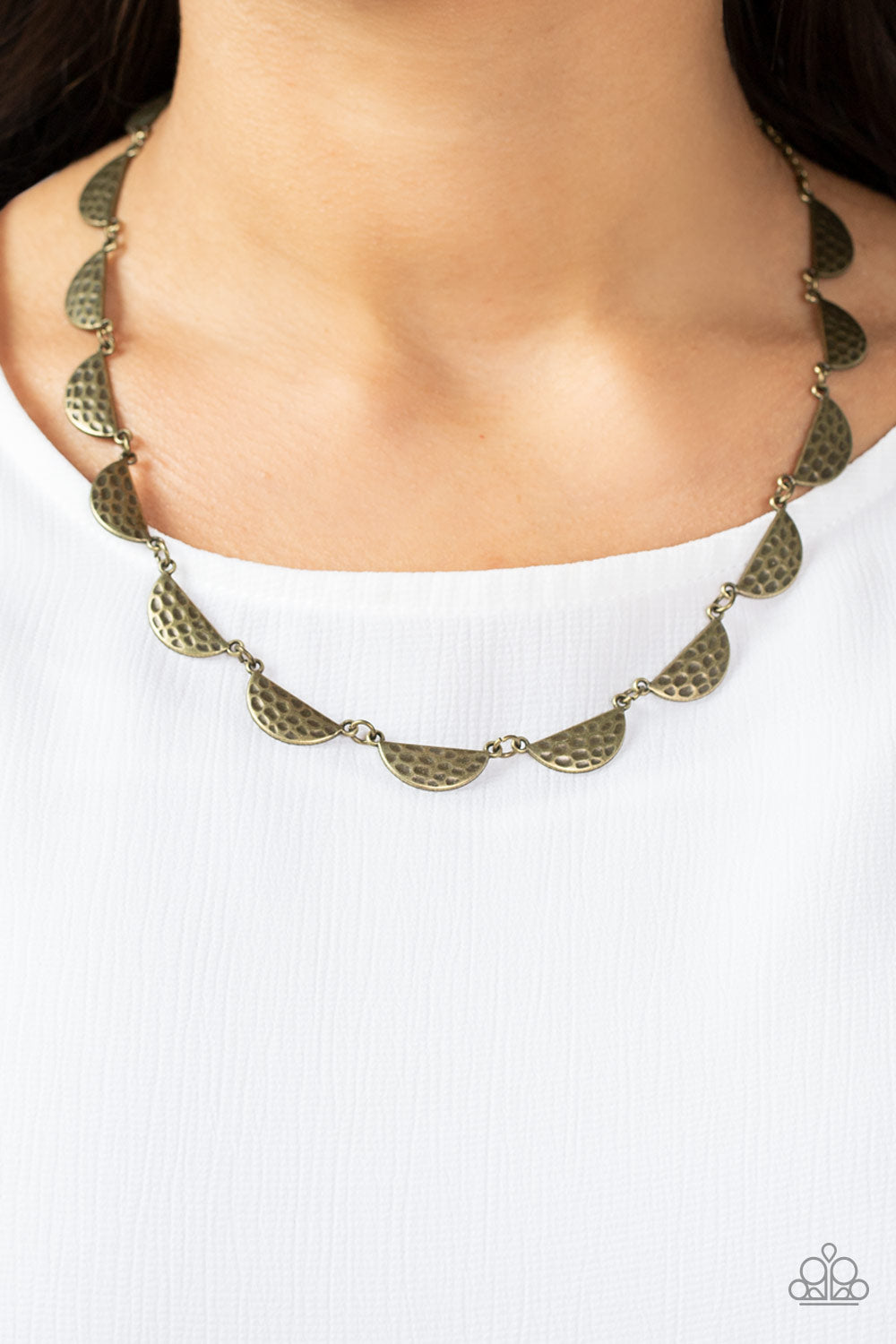 Paparazzi ♥ Lunar Jungle - Brass ♥  Necklace