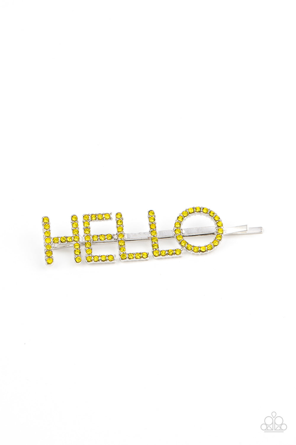 Paparazzi ♥ Hello There - Yellow ♥  Hair Clip