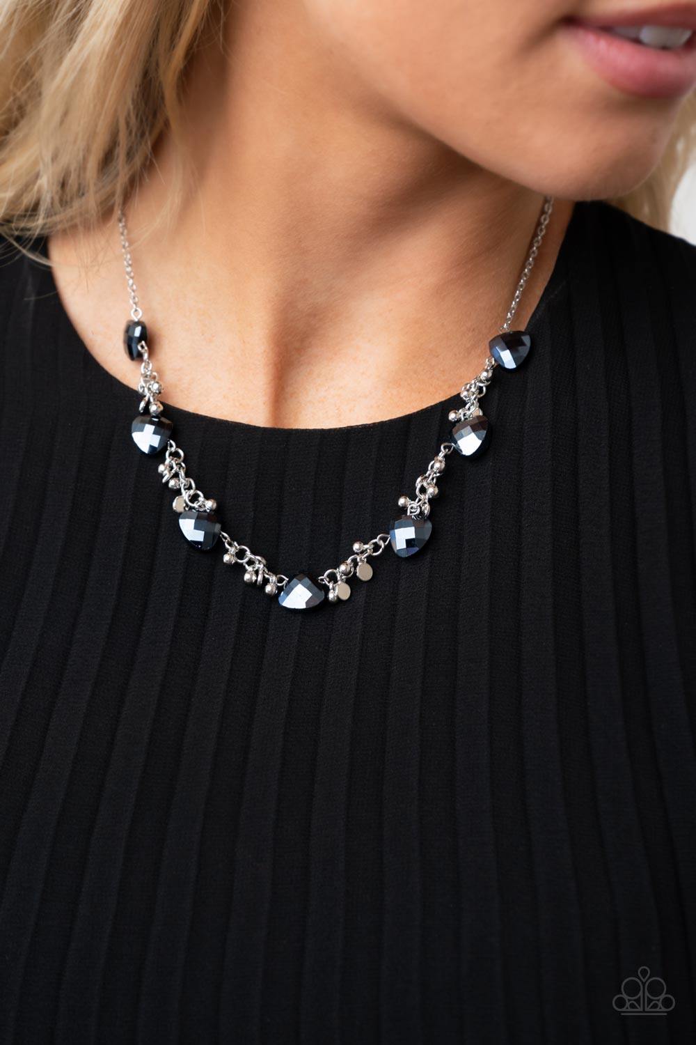 Paparazzi ♥ Sassy Super Nova - Blue ♥  Necklace