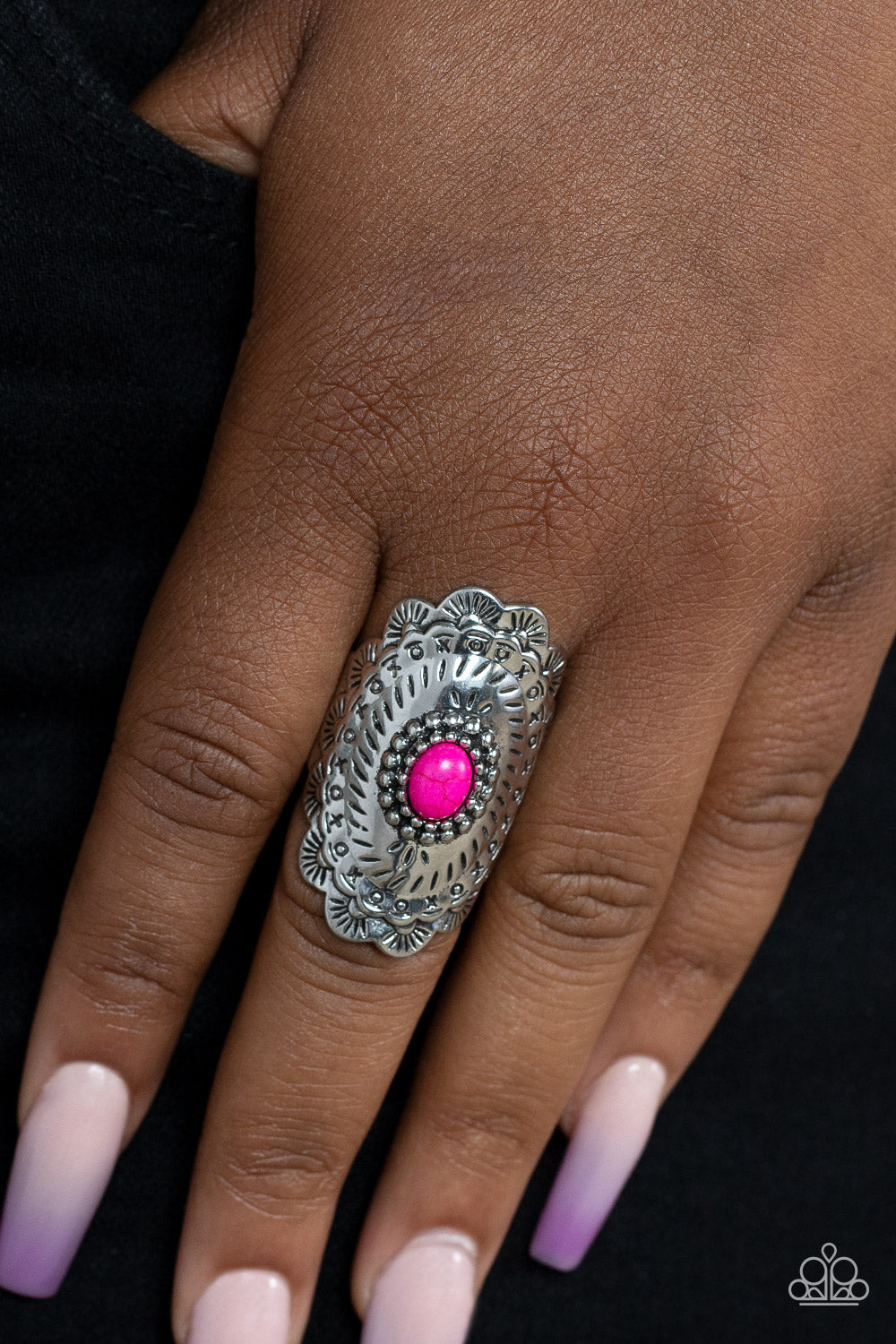 Paparazzi ♥ Sagebrush Sea - Pink ♥  Ring