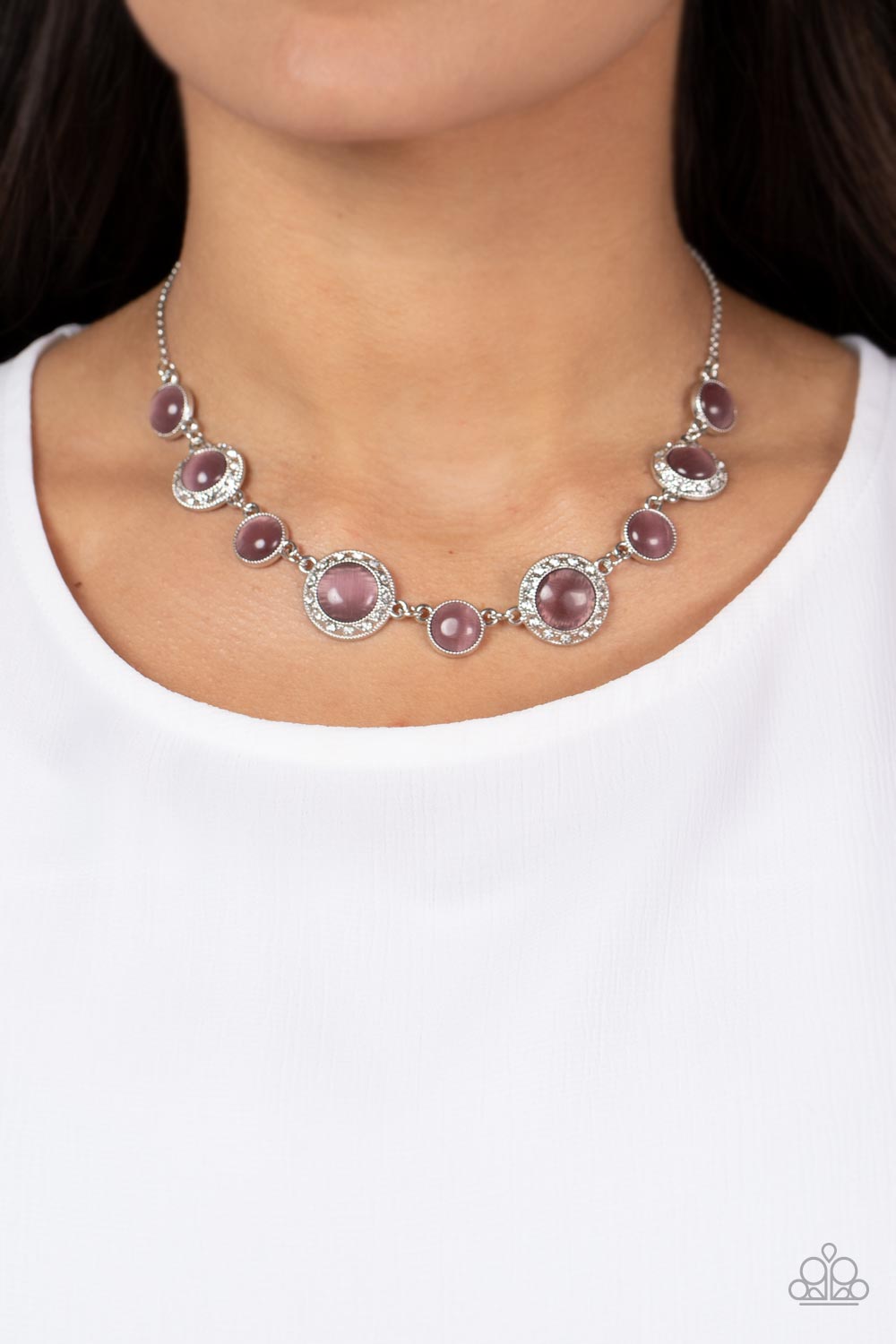 Paparazzi ♥ Too Good to BEAM True - Purple ♥  Necklace