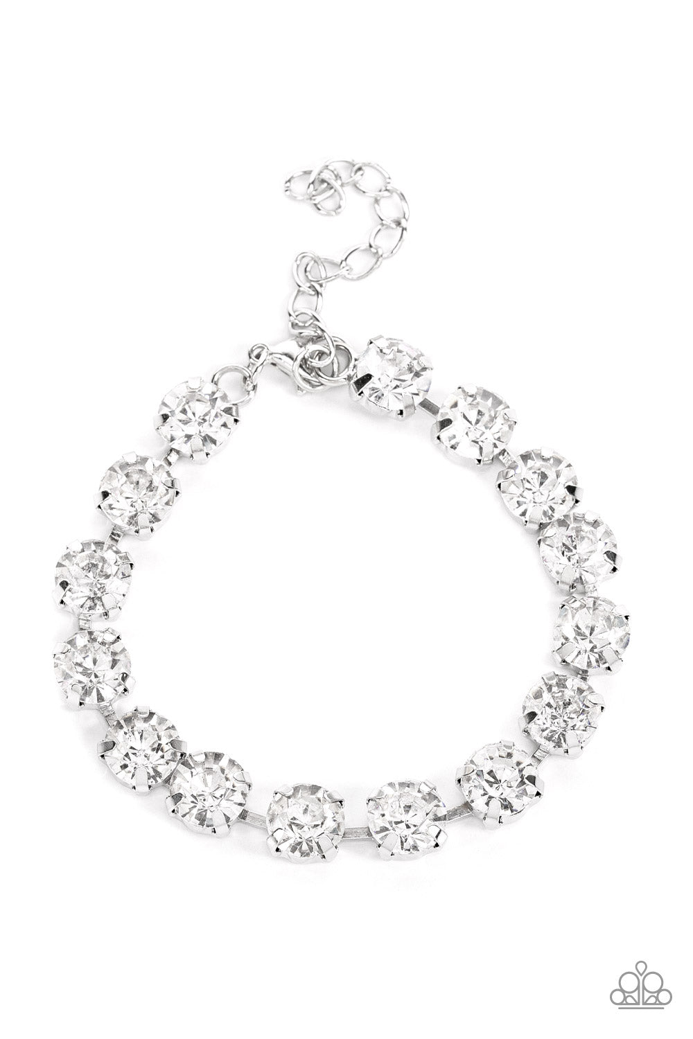 Paparazzi ♥ A-Lister Afterglow - White ♥ Bracelet – LisaAbercrombie