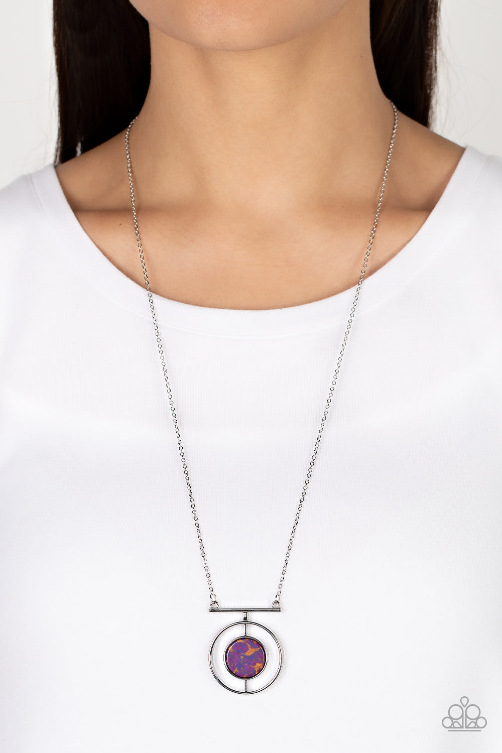 Paparazzi ♥ Boulevard Bazaar - Purple ♥  Necklace