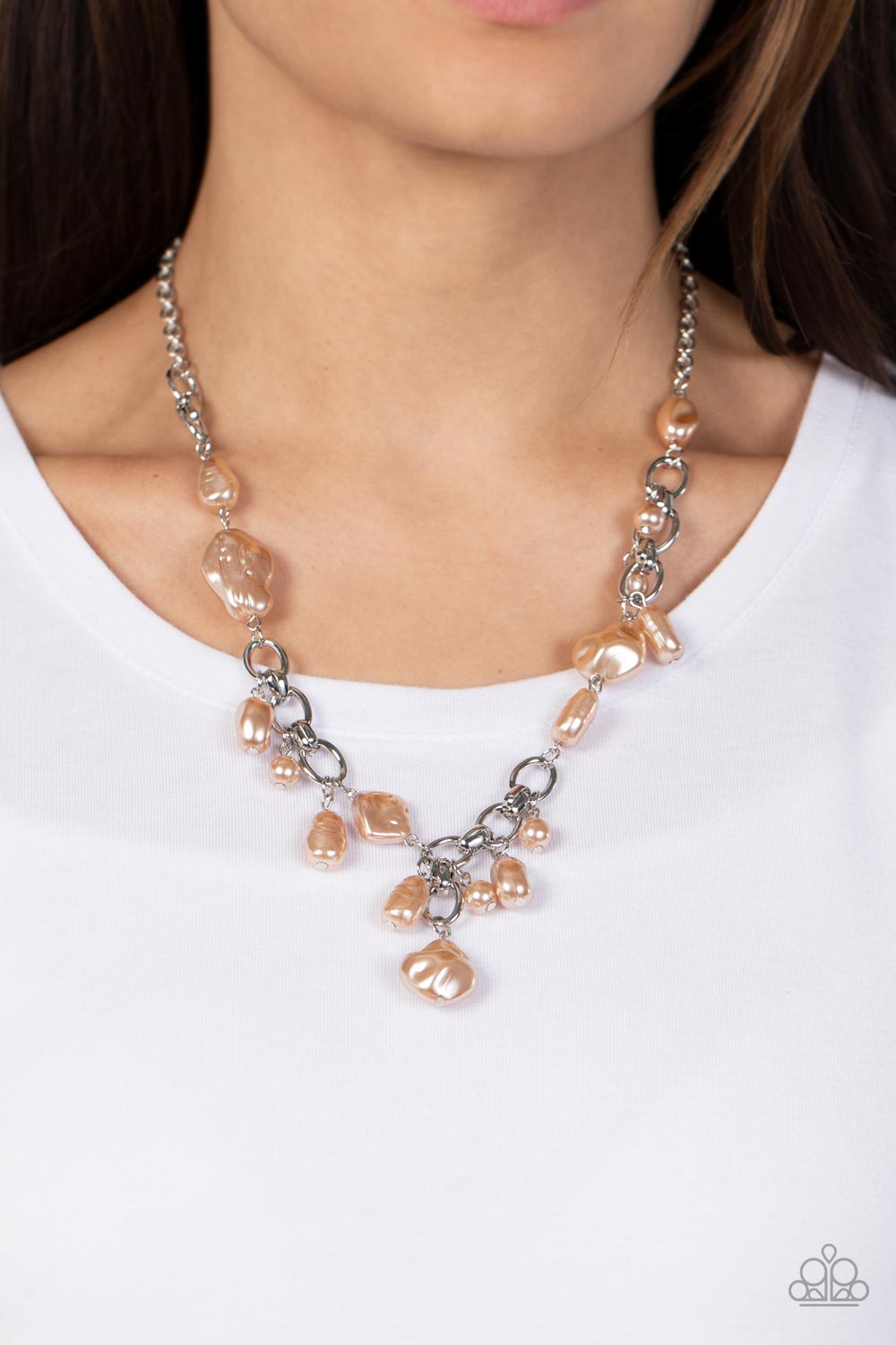 Paparazzi ♥ Nautical Nouveau - Brown ♥  Necklace