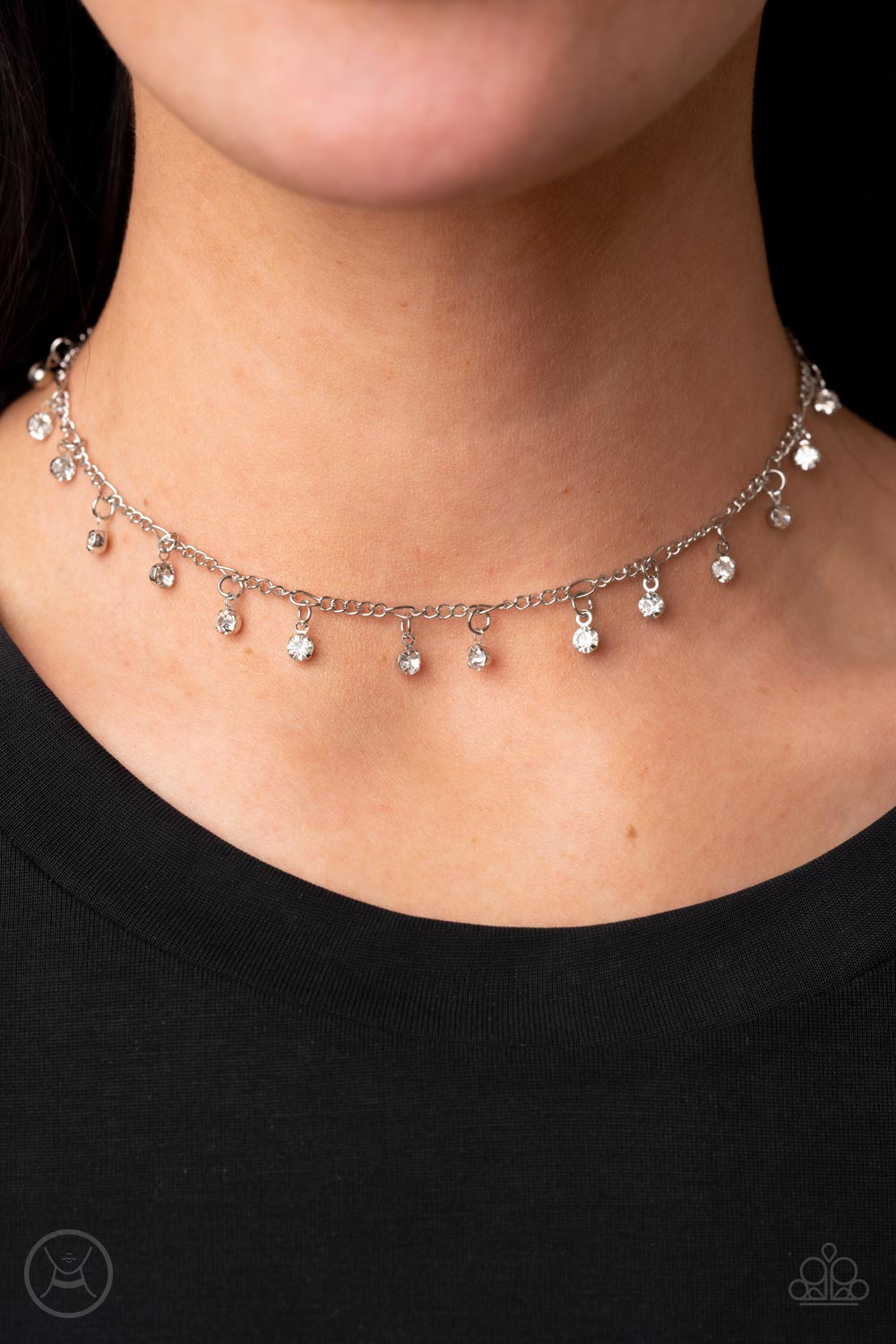 Paparazzi ♥ Bringing SPARKLE Back - White ♥  Necklace