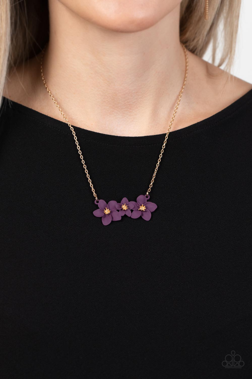 Paparazzi ♥ Petunia Picnic - Purple ♥  Necklace