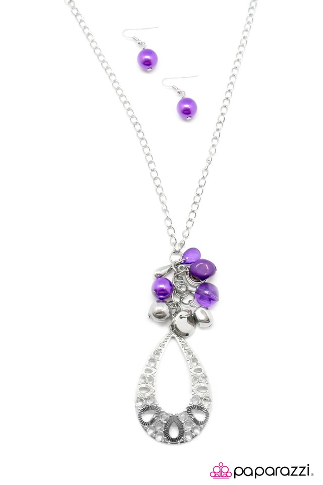 Paparazzi ♥ Catch You Later! - Purple ♥ Necklace