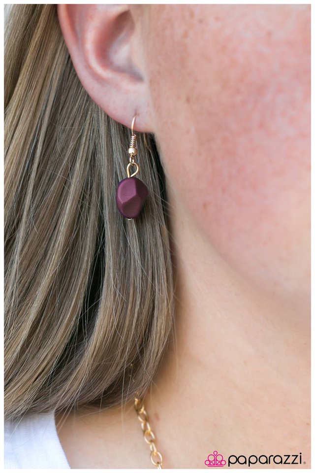 Paparazzi ♥ Rock, Paper, Scissors - Purple ♥ Necklace