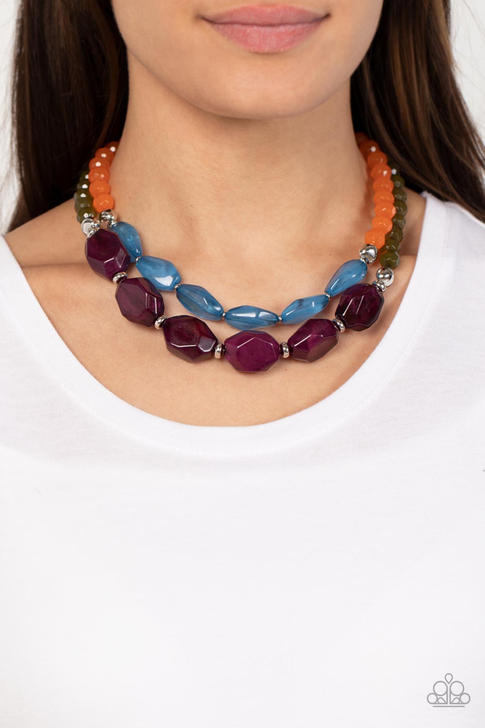 Paparazzi ♥ Tropical Trove - Purple ♥  Necklace