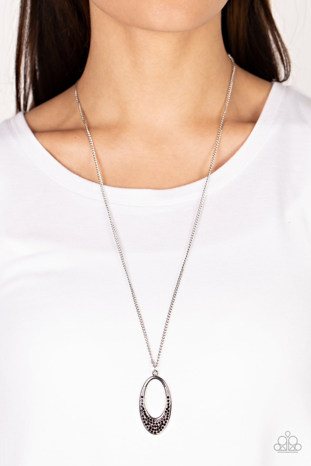 Paparazzi ♥ Dip Into Dazzle - Purple ♥  Necklace