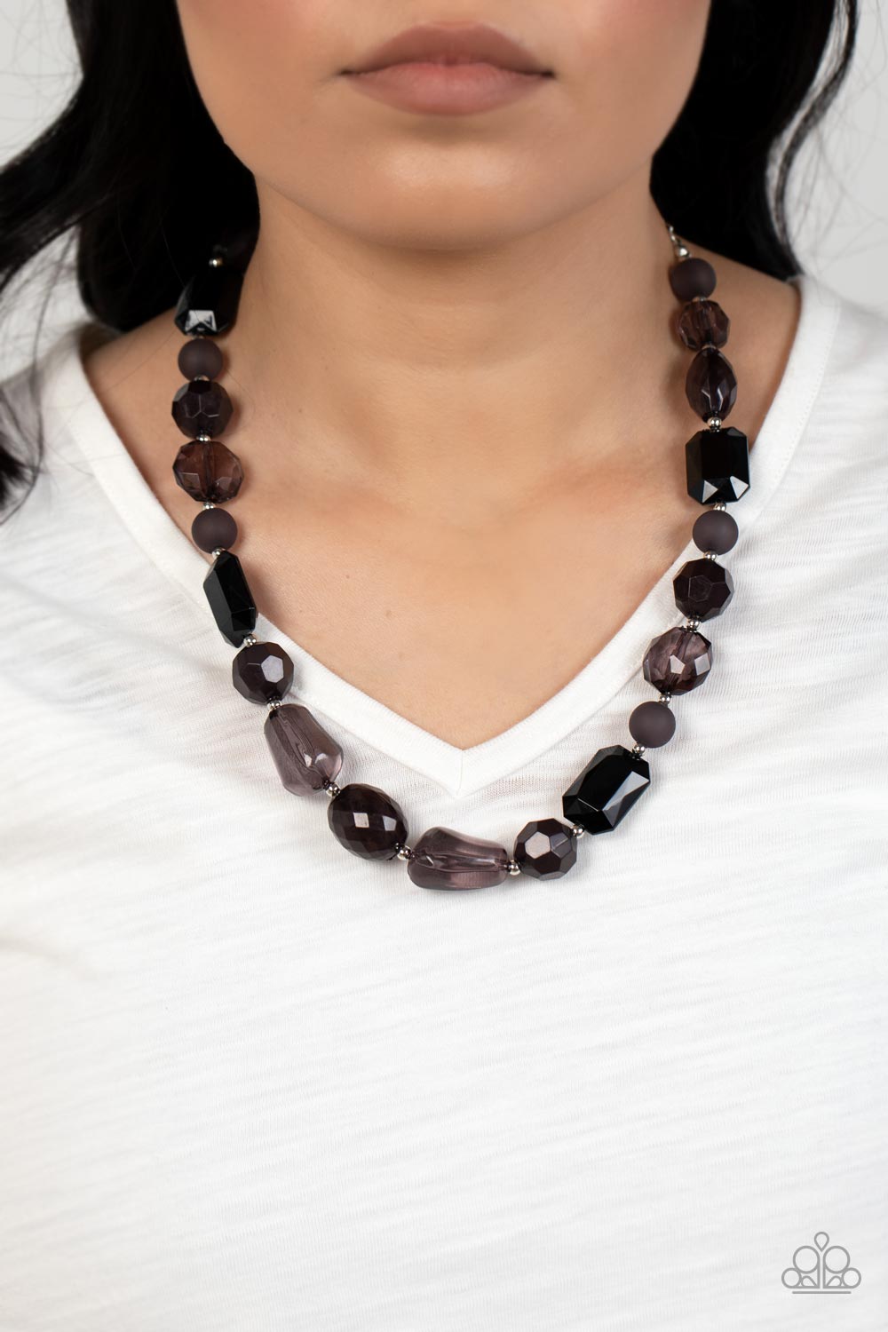 Paparazzi ♥ Here Today, GONDOLA Tomorrow - Black ♥  Necklace
