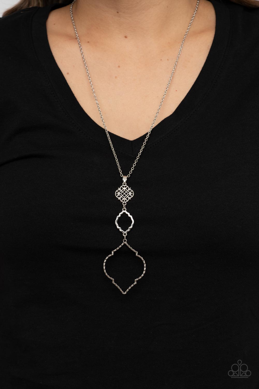 Paparazzi ♥ Marrakesh Mystery - Silver ♥  Necklace