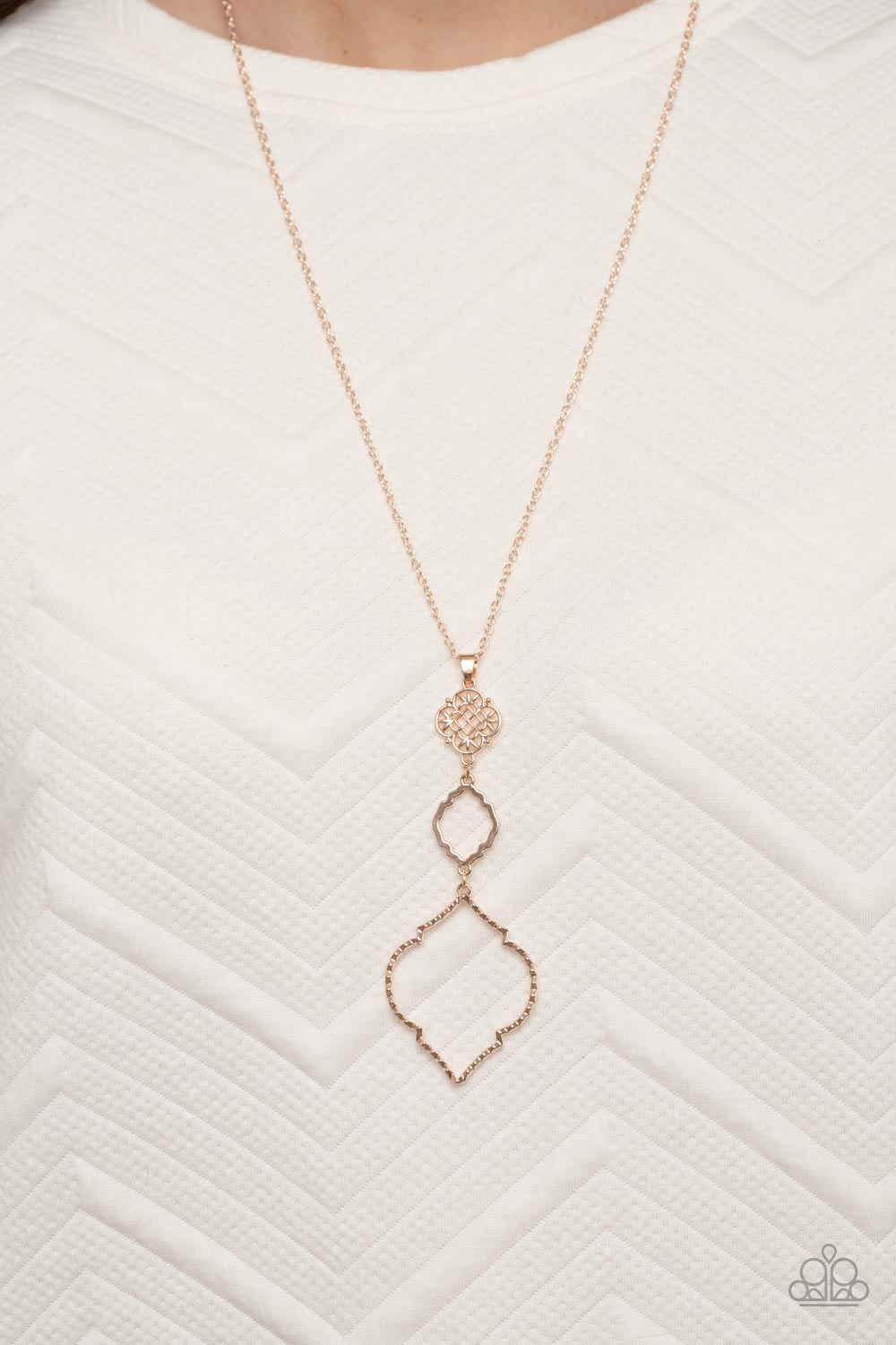 Paparazzi ♥ Marrakesh Mystery - Rose Gold ♥  Necklace
