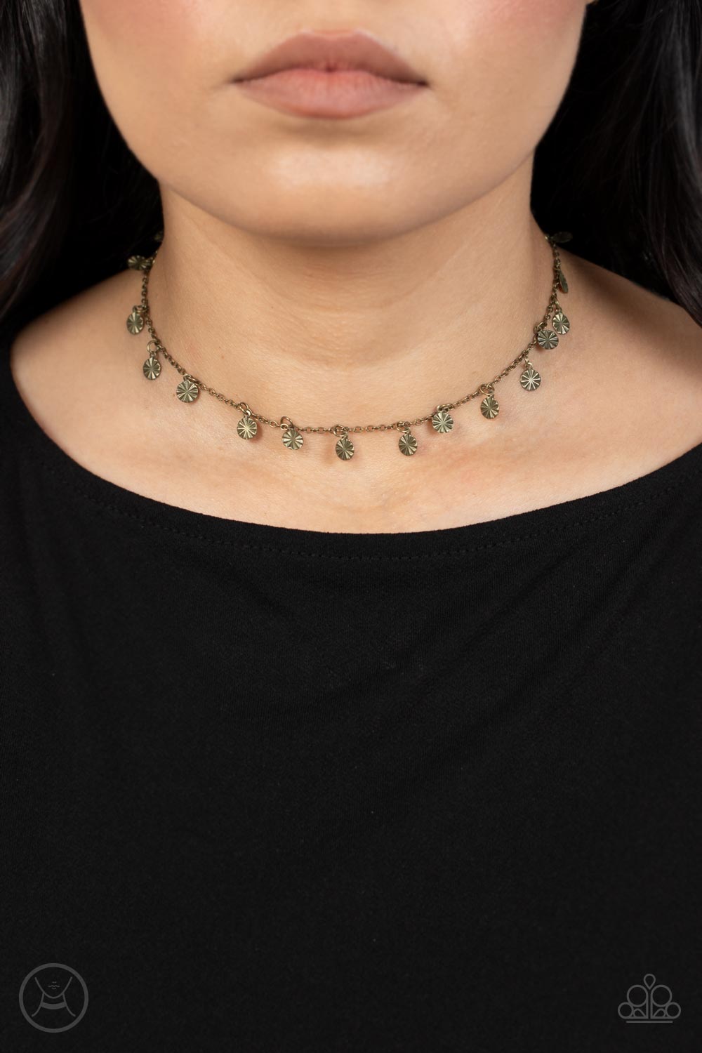 Paparazzi ♥ Chiming Charmer - Brass ♥  Necklace