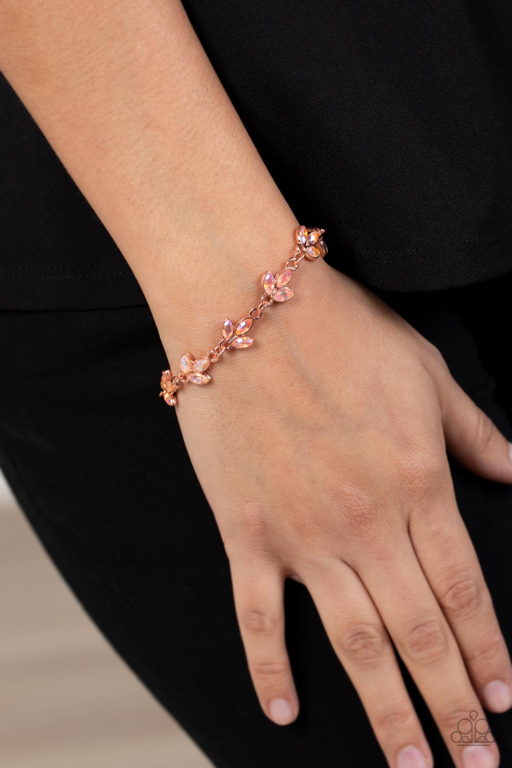 Paparazzi ♥ Gala Garland - Copper ♥  Bracelet