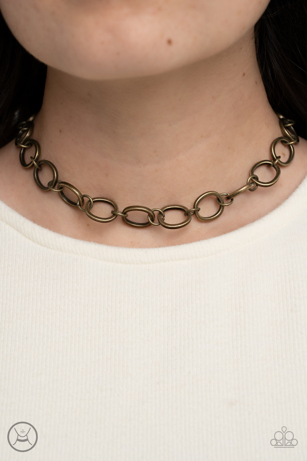 Paparazzi ♥ 90s Nostalgia - Brass ♥  Necklace