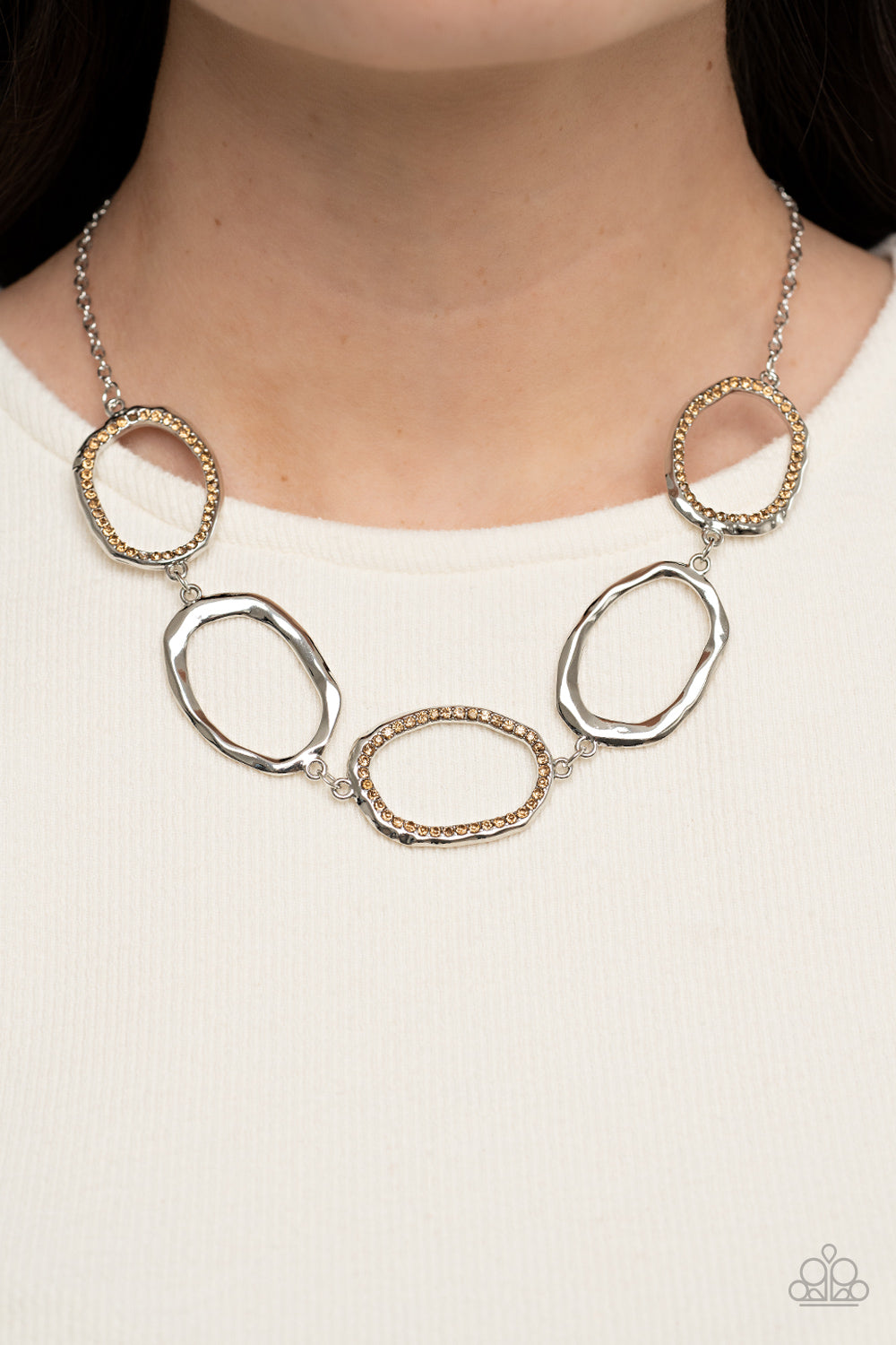 Paparazzi ♥ Gritty Go-Getter - Brown ♥  Necklace