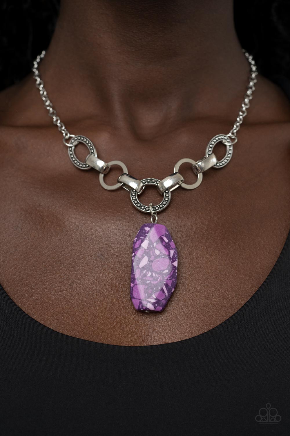 Paparazzi ♥ Mystical Mineral - Purple ♥  Necklace