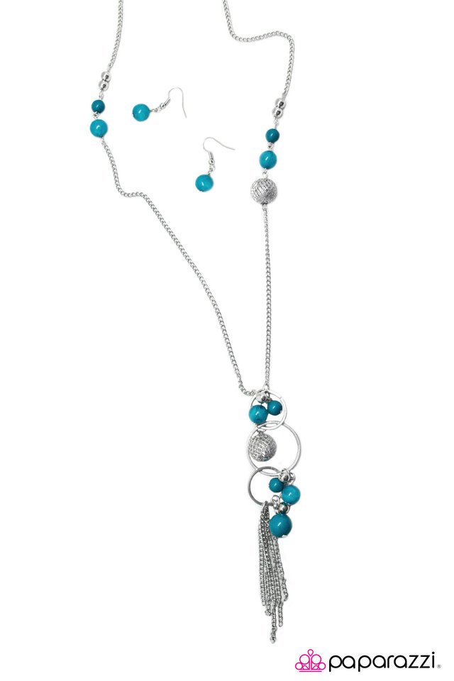 Paparazzi ♥ Love Poem - Blue ♥ Necklace