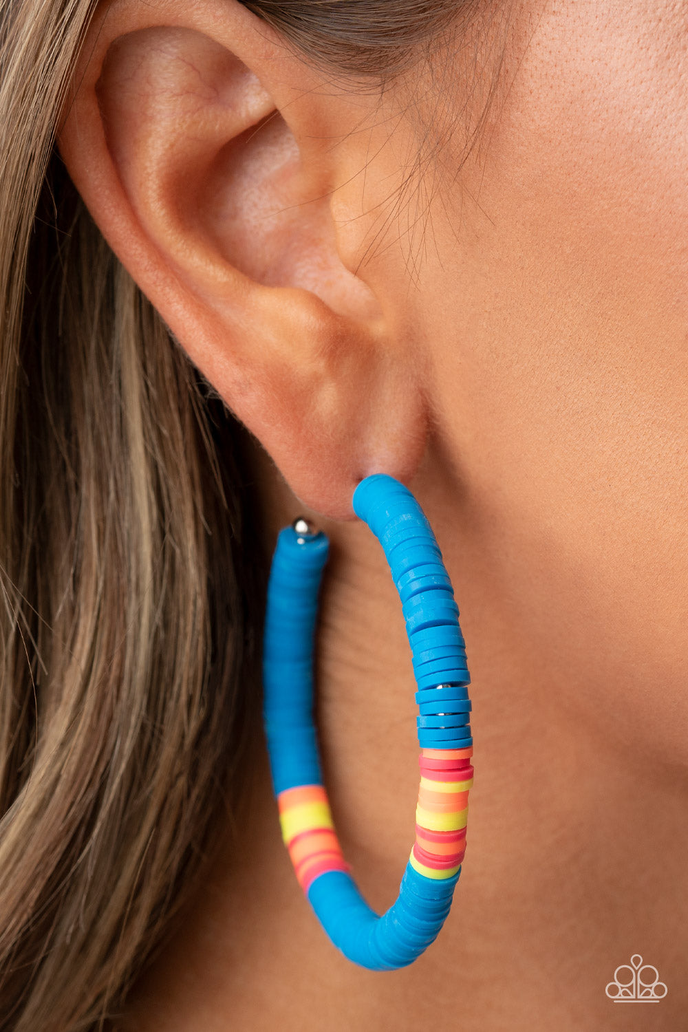 Paparazzi ♥ Colorfully Contagious - Blue ♥  Earrings