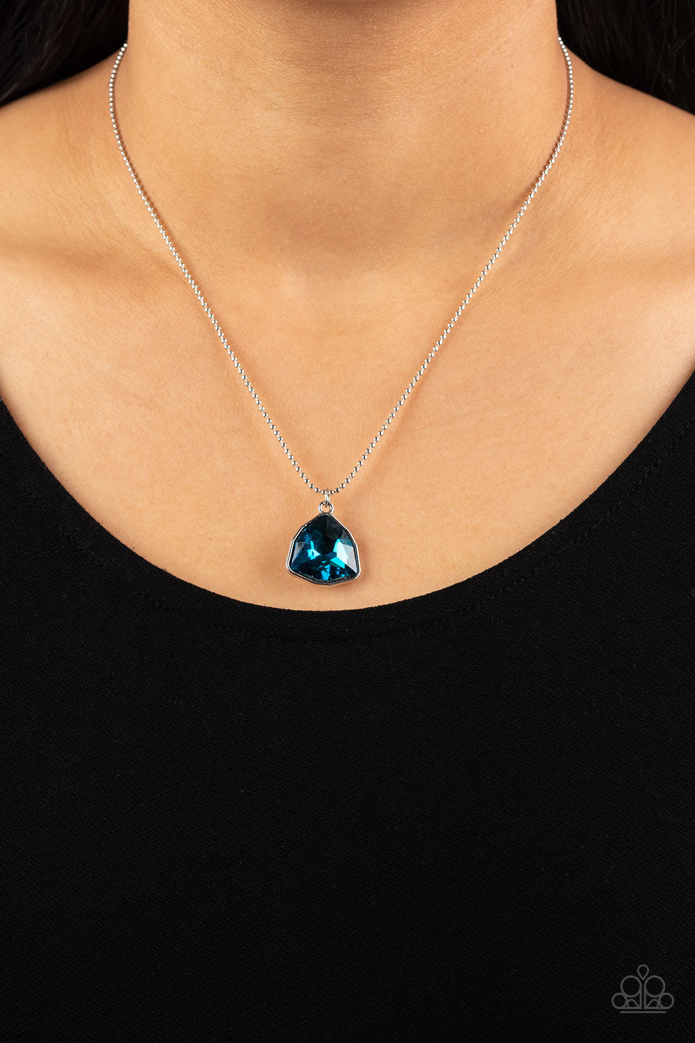 Paparazzi ♥ Galactic Duchess - Blue ♥  Necklace