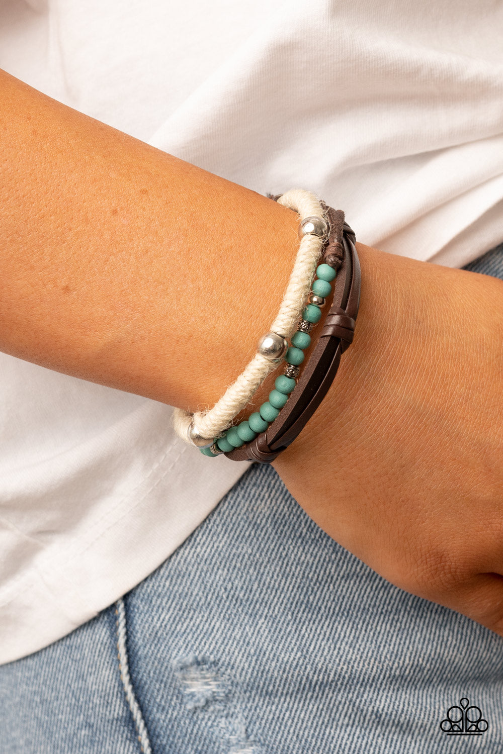 Paparazzi ♥ Timber Trail - Blue ♥  Bracelet