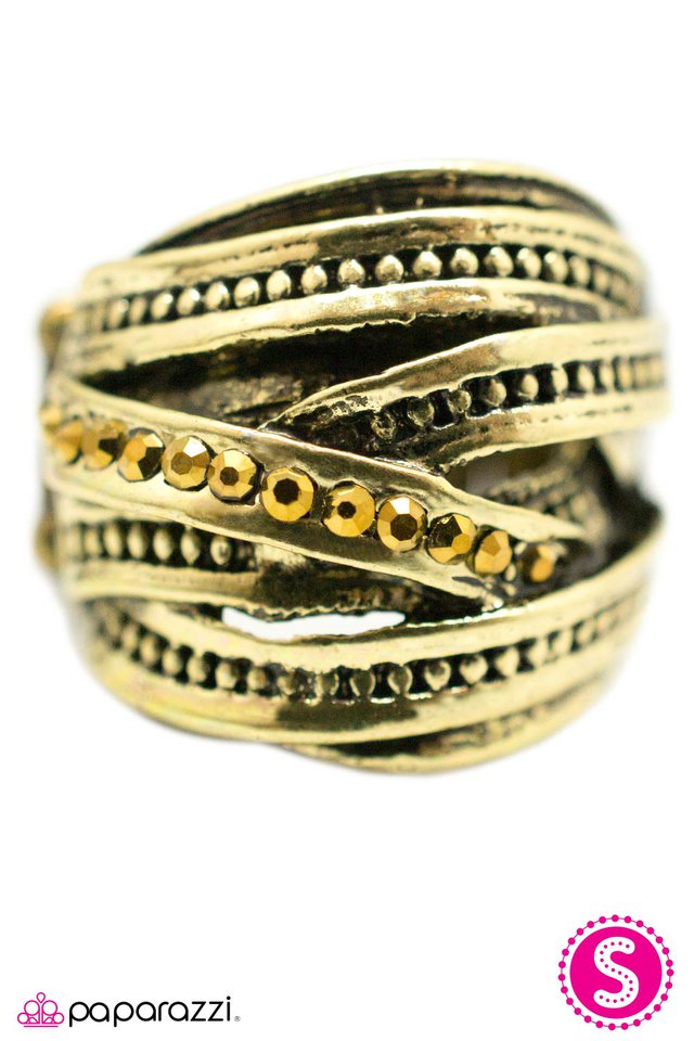 Paparazzi ♥ Lane Change - Brass ♥ Ring